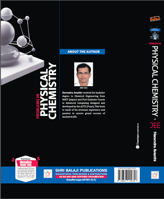 Problems in Physical Chemistry for JEE - 18th Edition With Solution (PDF Only )Worth 350/-