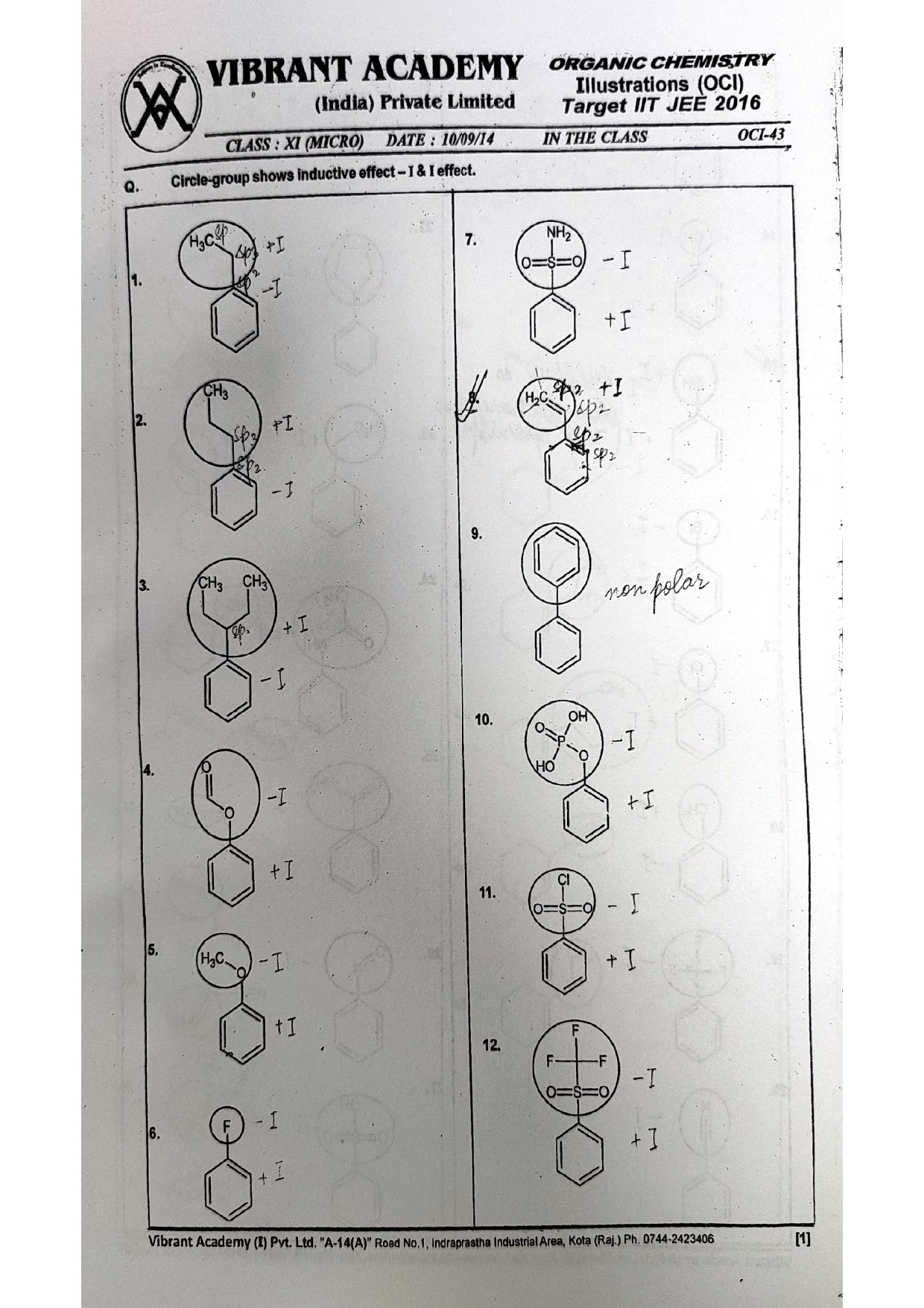 *Organic Chemistry Handwritten Notes by M.S. Chouhan (MSC Sir) – Volume I & II (Free Basic OC Book worth 200 Rs)