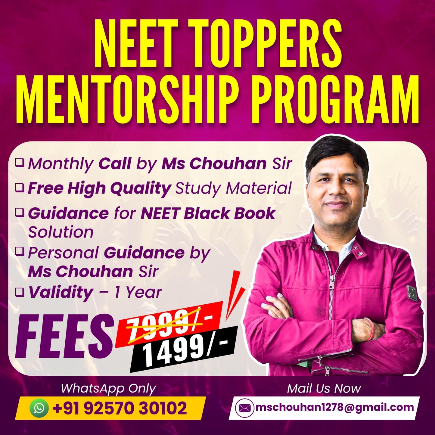 NEET Toppers Mentorship Program