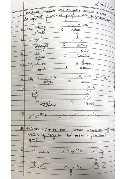 *Organic Chemistry Handwritten Notes by M.S. Chouhan (MSC Sir) – Volume I & II (Free Basic OC Book worth 200 Rs)
