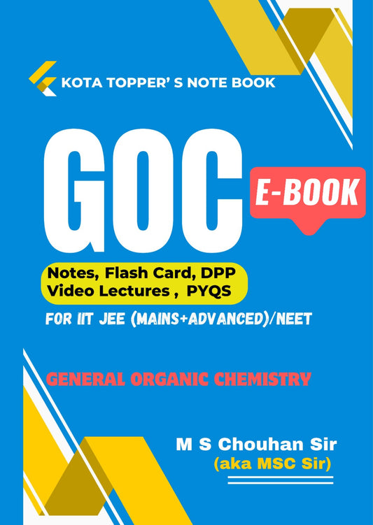 GOC E-Note Book: Kota Topper's Notebook by M S Chouhan