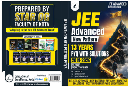 JEE Advanced New Pattern – 13 Years PYQ with Solutions (2014–2026) For Physics,chemistry & maths